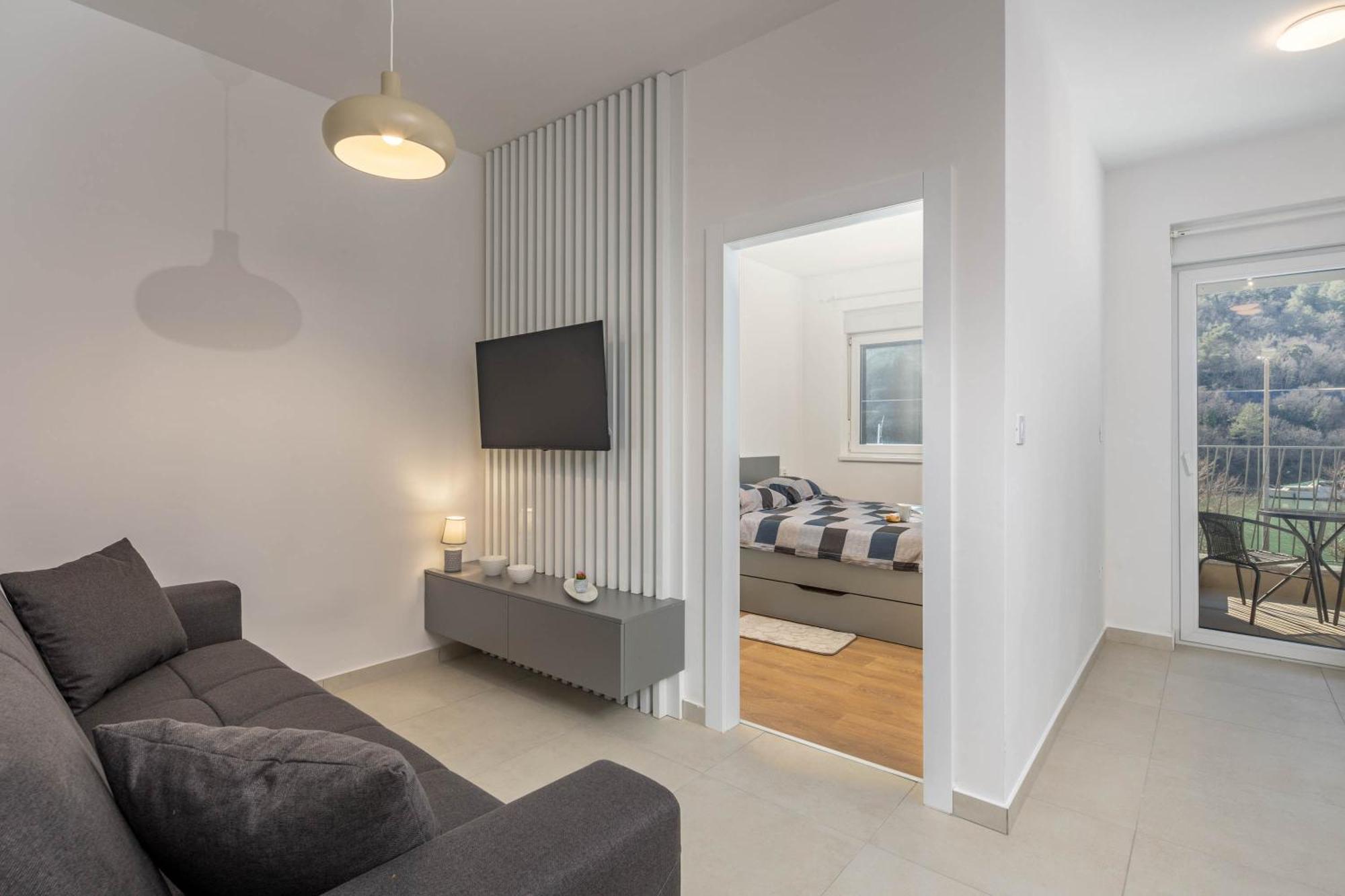Seafront Villa Andrijana - Happy Rentals Plomin Ngoại thất bức ảnh